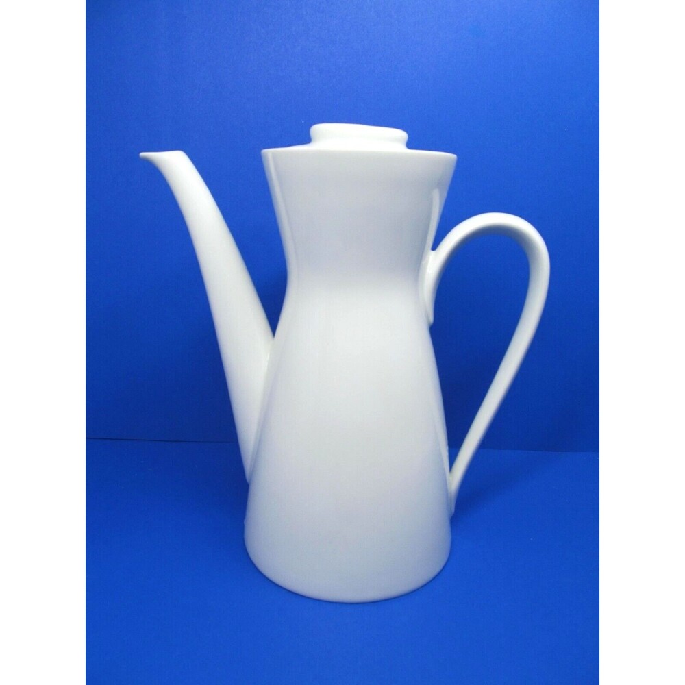 Rosenthal Germany White 8 1/4" Tall Pitcher With Non Original Lid GC